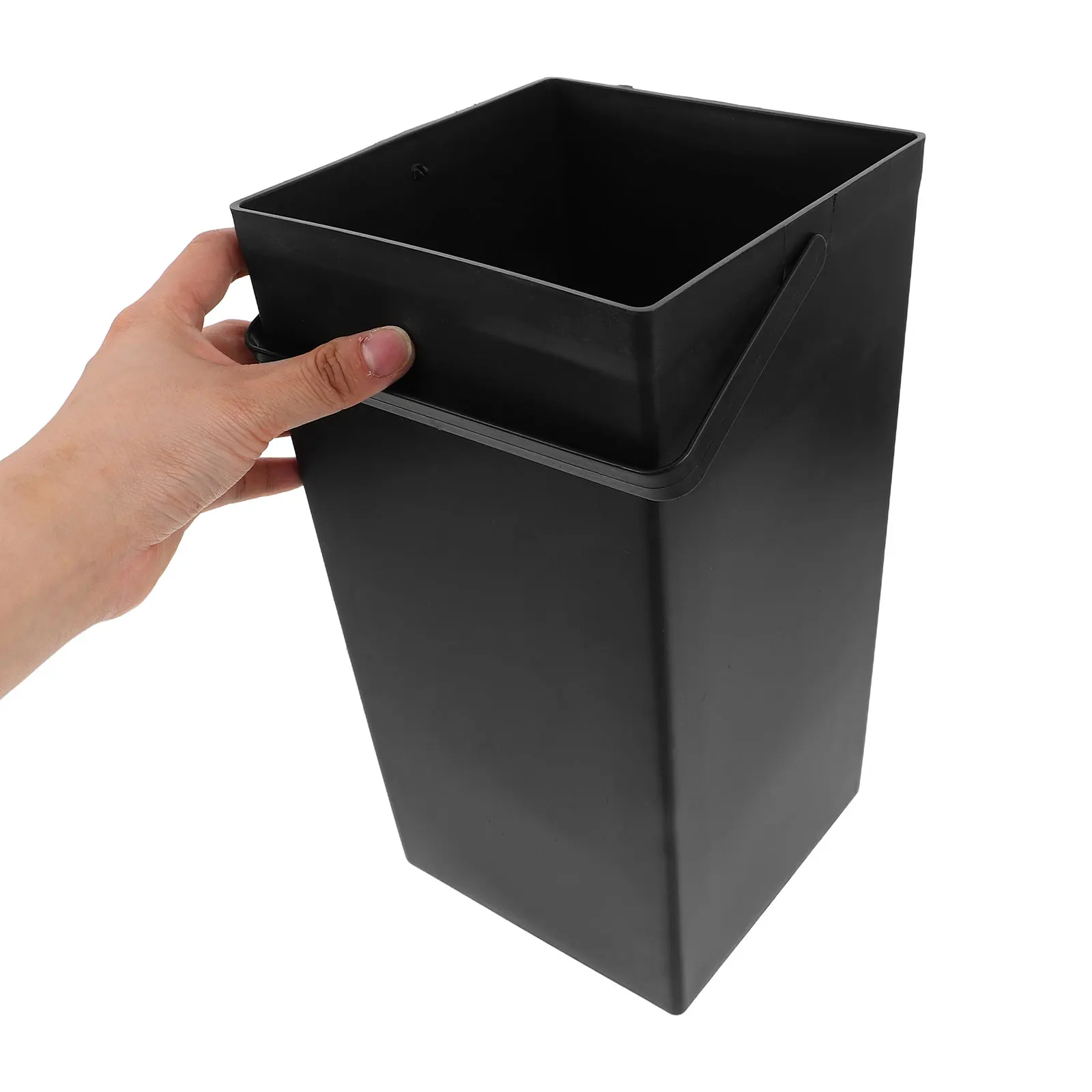 

Square Trash Bin Inner Bucket Heavy Duty Portable For Kitchen Bathroom Garden Patio Outdoor Use Compost Utility Waste Basket