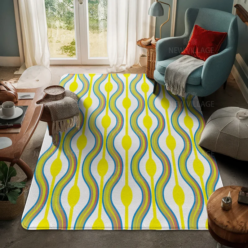House entrance carpet Home door mat Living Room Bath Foot decoration non-slip rugs Modern geometric pattern nordic simple boho