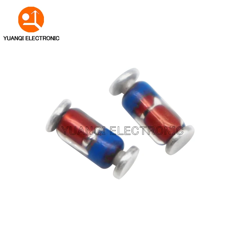 100 قطعة 1/2 واط زينر ديود SMD MiniMELF ZMM 2V2 2V4 3V 3V3 3V6 4V7 5V1 6V2 24V 27V 30V 33V 47V 75V 10V 12V 15V 18V 20V 0.5W LL34