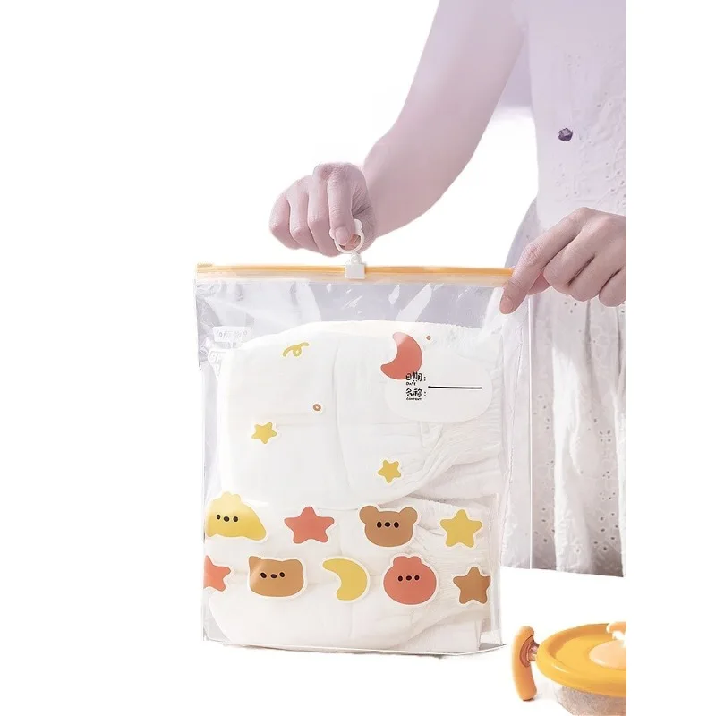 

Kindergarten storage bag Clothes admission supplies sub-packaging pull ring Waterproof small bag Travel seal