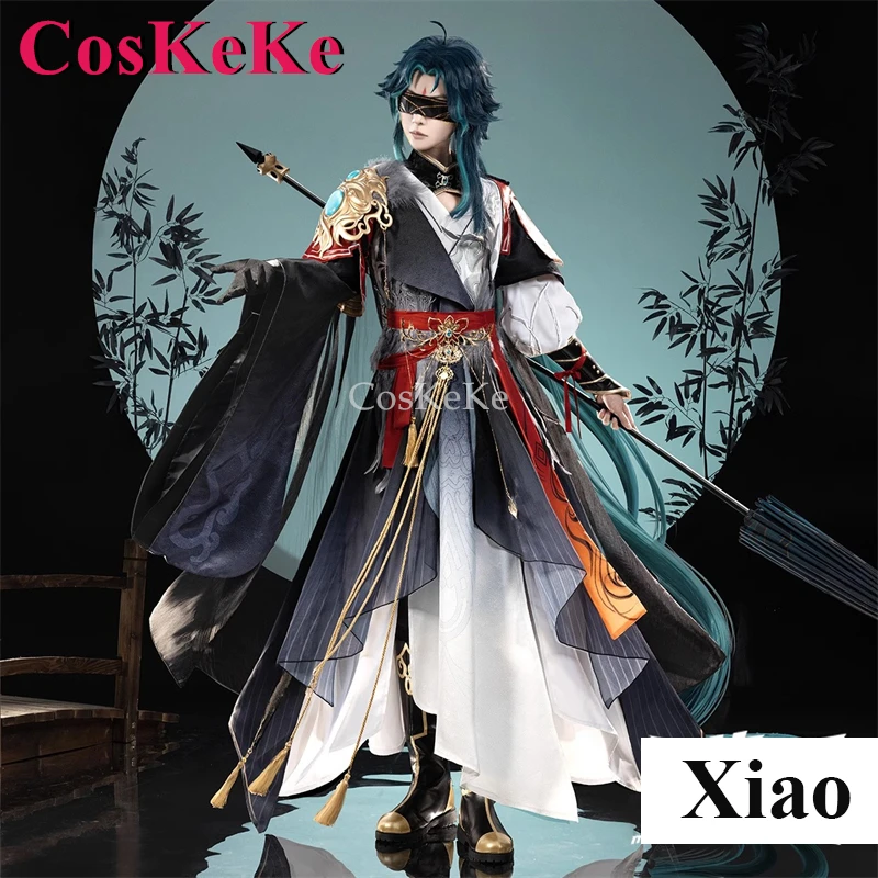 CosKeKe Xiao Cosplay Game Genshin Impact Costume Dijiang Yaksha Fashion Handsome Combat Uniform Halloween Role Play Clothing New