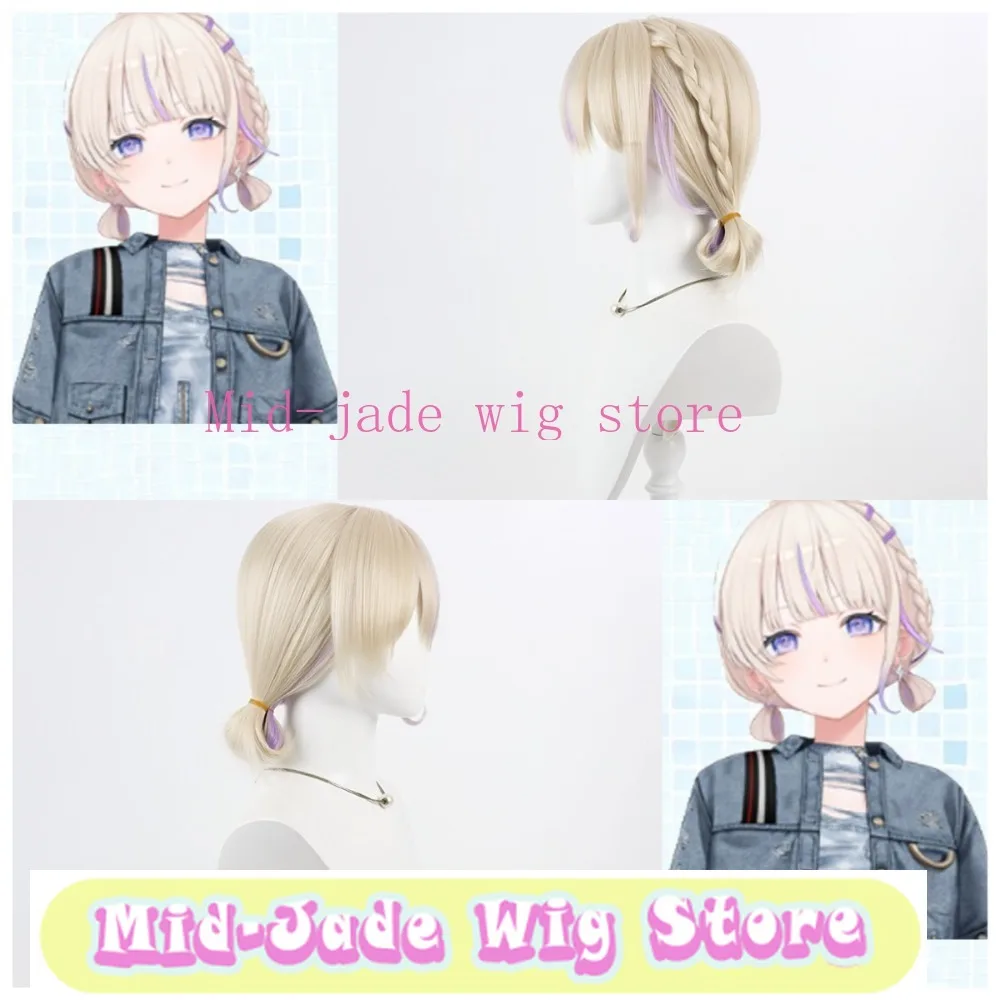 Todoroki Hajime Cosplay Wig Two Tone Synthetic Hair Realistic Scalp Convention Performance Costume