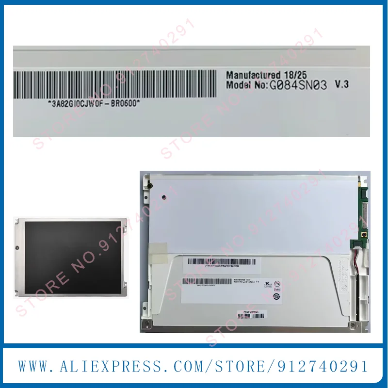 G084SN03 V3 Original New Grade A+ 8.4 Inch G084SN03 V.3 LCD Display Screen Panel 800*600