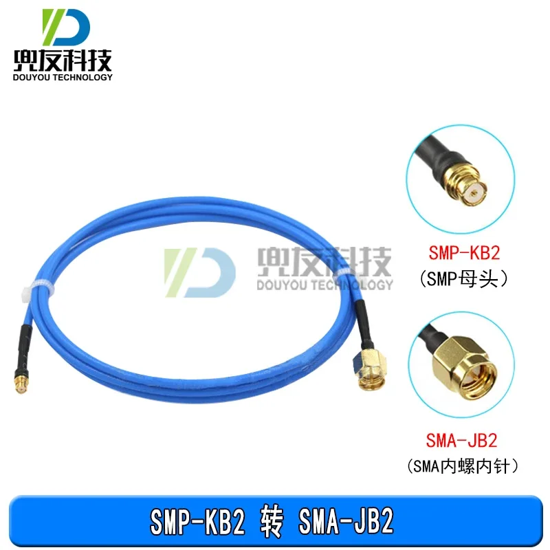 Imagem -02 - Smp para Sma Cabo Adaptador Fêmea Sma para Smp Conector Fêmea Smp-k 086 Semi Flexível Rg405 Cabo de Extensão rf Pcs