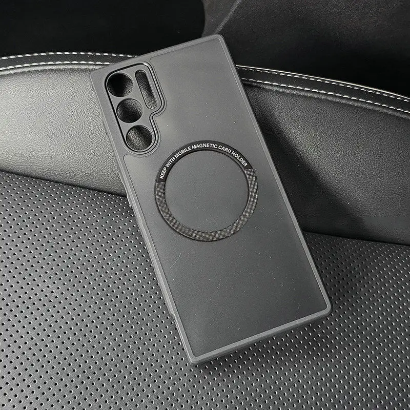 For ZTE Nubia Red Magic 10 Air 10 Pro Plus Case Frosted Transparent Magnetic Acrylic Drop-proof Cover For Red Magic9 9S Pro plus