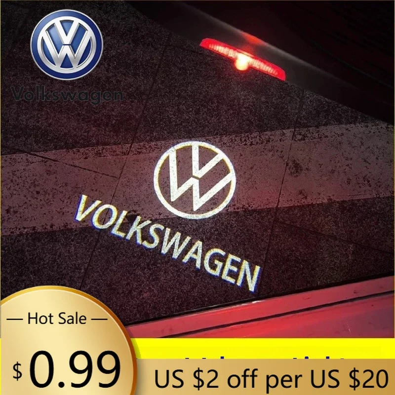 

For VOLKSWAGEN VW Volkswagen LED Car Door Logo Light for VW R Golf 5 6 7 GTI GTD GTE Touareg CC Passat B6 B7 B8 B9 C6 C7 C8 Tigu