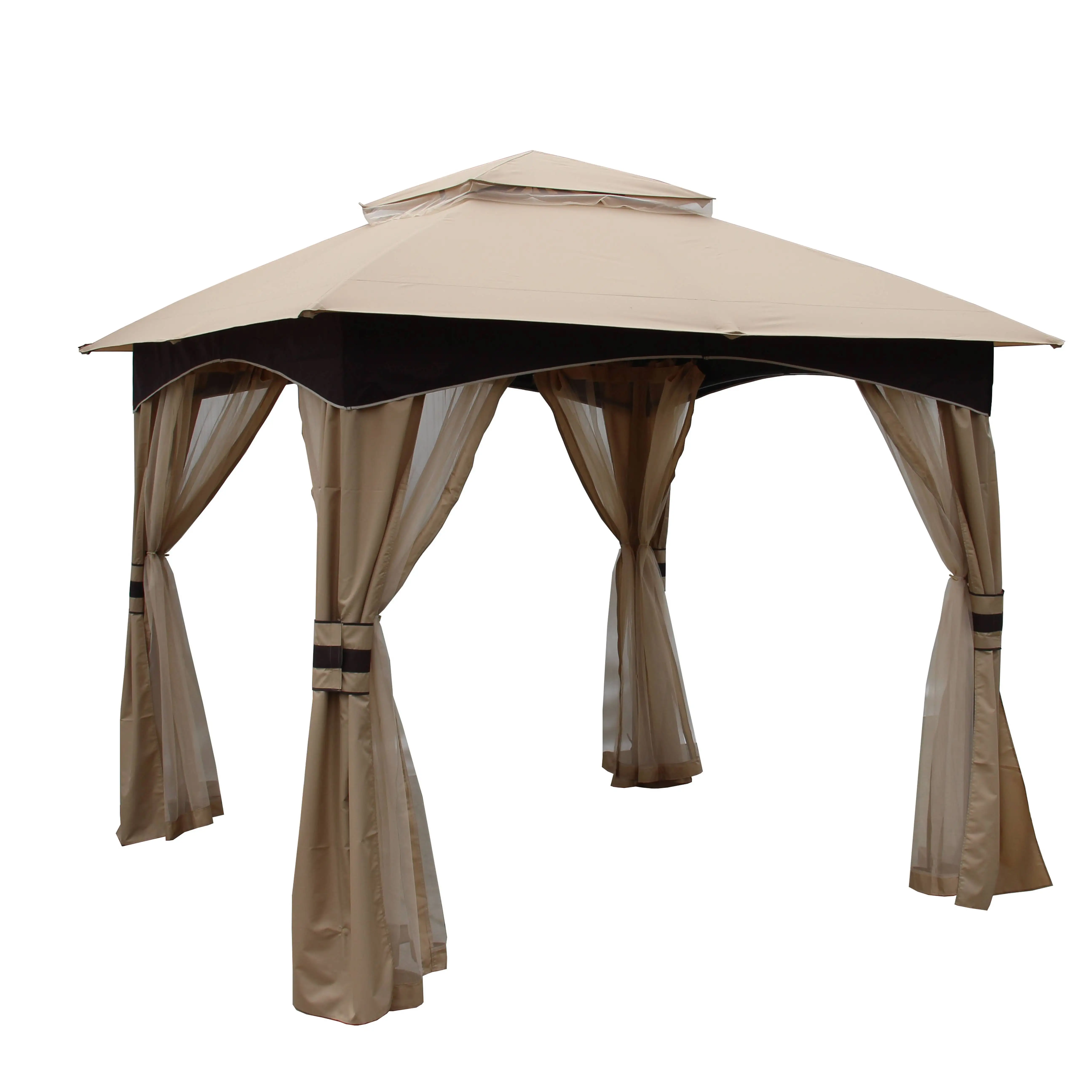 3x3 Waterproof Sunshade Gazebo Curtain Rainproof Canopy Tent Party Tent Pavilion Sunshade Pergola With Mosquito Net