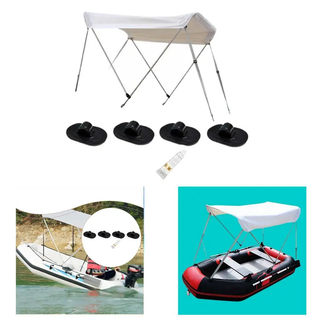 Aluminum Alloy Durable Boat Tent Sun Umbrella Shade Cover Organizer for Fishing Kayak Canoe Sailboat Accessories