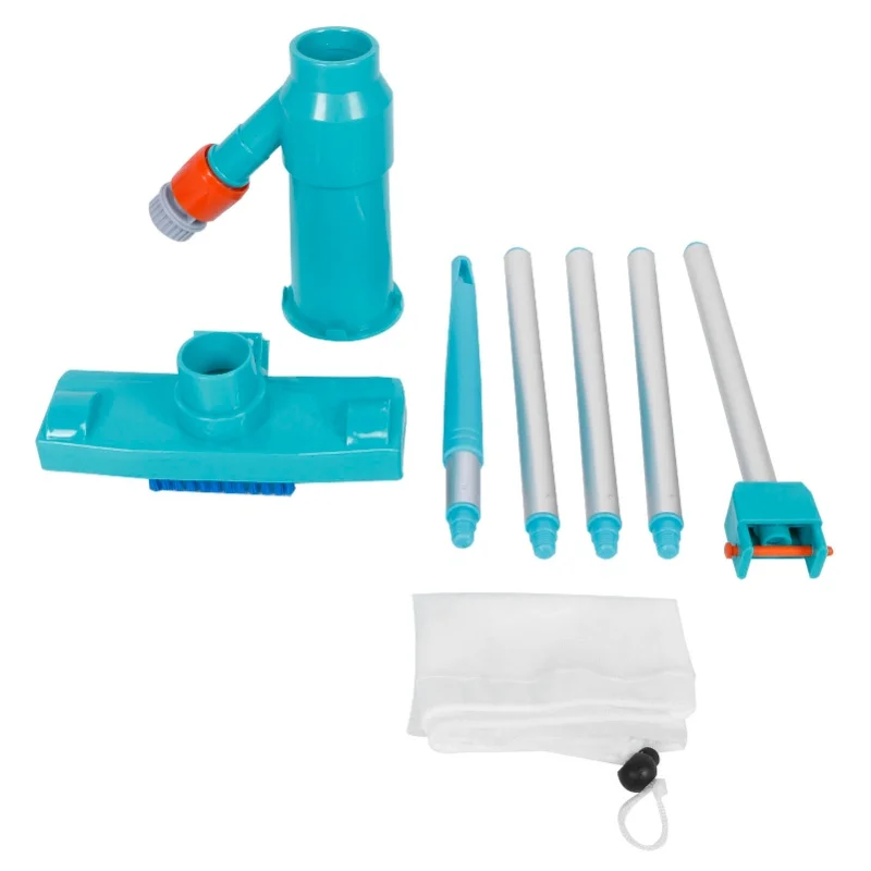 

Портативный набор для чистки бассейнов: насадка-пылесос для фонтанов, джакузи и прудов