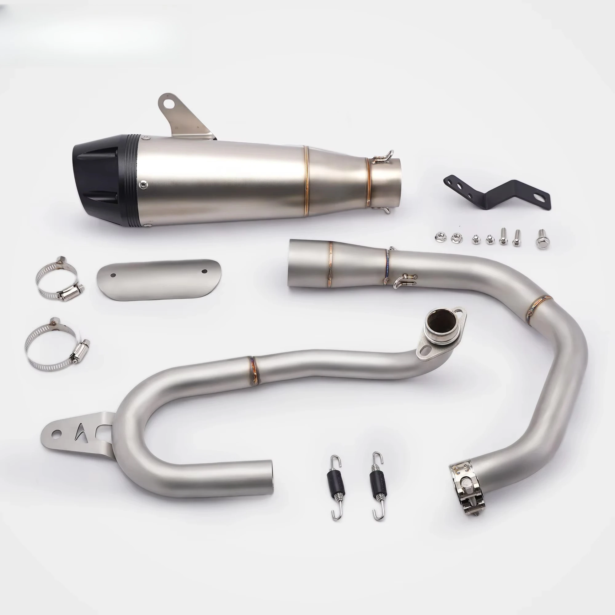 New for Monkey 125 Exhaust Stainless Steel R34-Style Full Exhaust System Aggressive Deep Exhaust Note Urban Commute