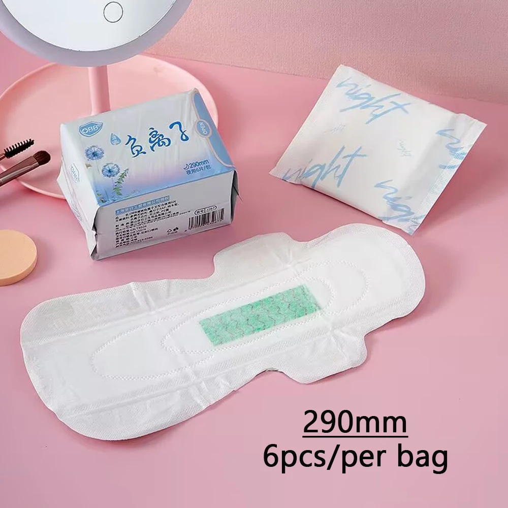 30Pcs/Pack Anion Menstrual Pad Sanitary Towels Panty Liners For Women Health Care Feminine Hygiene Product Towels Cotton Pad