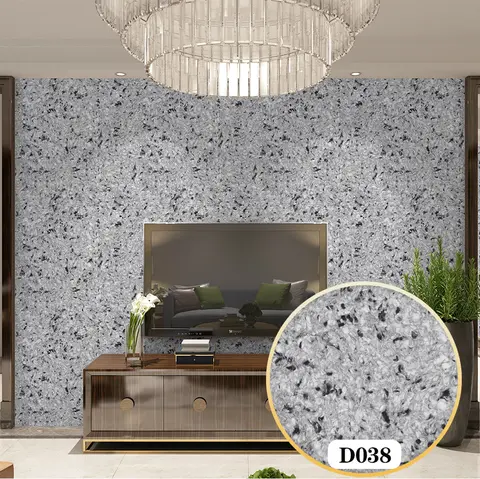 실크 석고 액체 벽지, 벽 그레이스 코팅 커버 페이퍼, D038