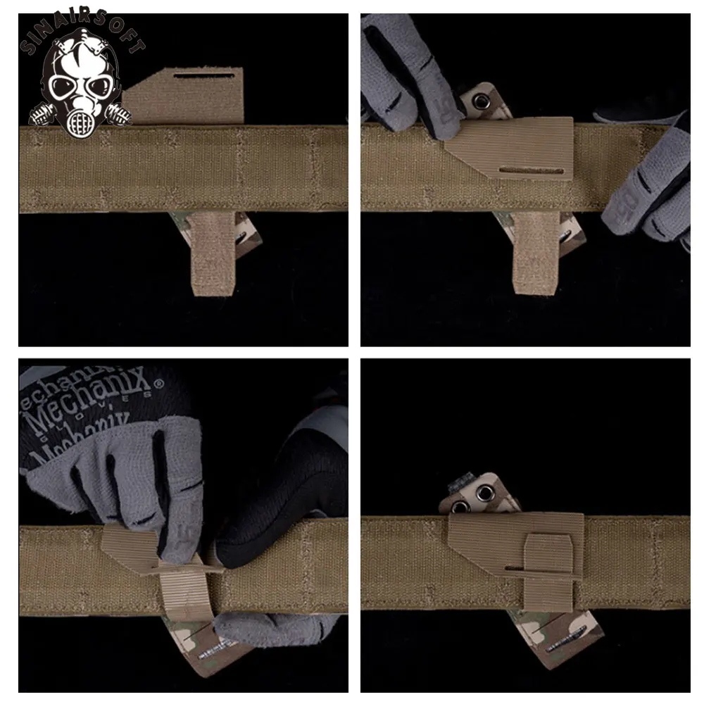 สายรัดแม็กกาซีน SINAIRSOFT แบบ MOLLE ซ้าย-ขวา พร้อมตัวล็อคแบบแม่เหล็ก สำหรับใส่แม็กกาซีน ใช้กับเข็มขัดแนวทแยง อุปกรณ์เสริมสำหรับการล่าสัตว์ ชุดป้องกันตัวแบบ Plate Carrier อุปกรณ์ฝึกซ้อม Airsoft