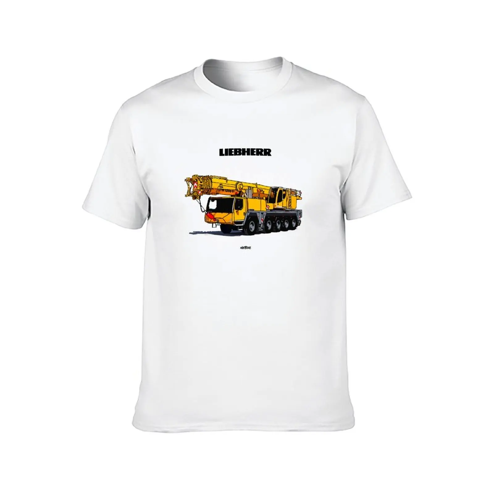 Liebherr Heavy Crane T-Shirt t shirts for man graphic funny t shirts cotton 100% T-Shirt