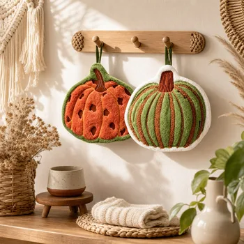 Pumpkin Hanging Hand Towel 2