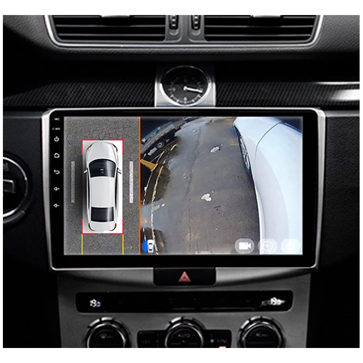9-inch Android System Car Radio Navigation 360-degree Full View Car Surveillance System GPS USB Connection FM Wave Band