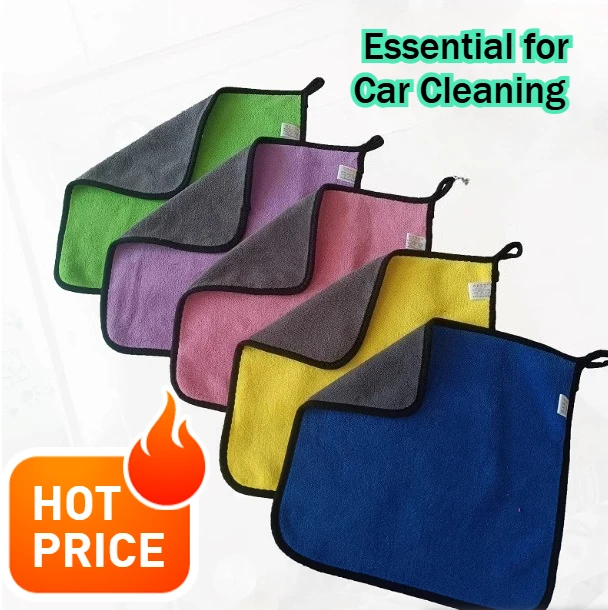 Extra Wide Car Cleaning Cloths for Easy Wiping on Body Sunroof Rearview Mirrors Auto Detailing Microfiber Towels