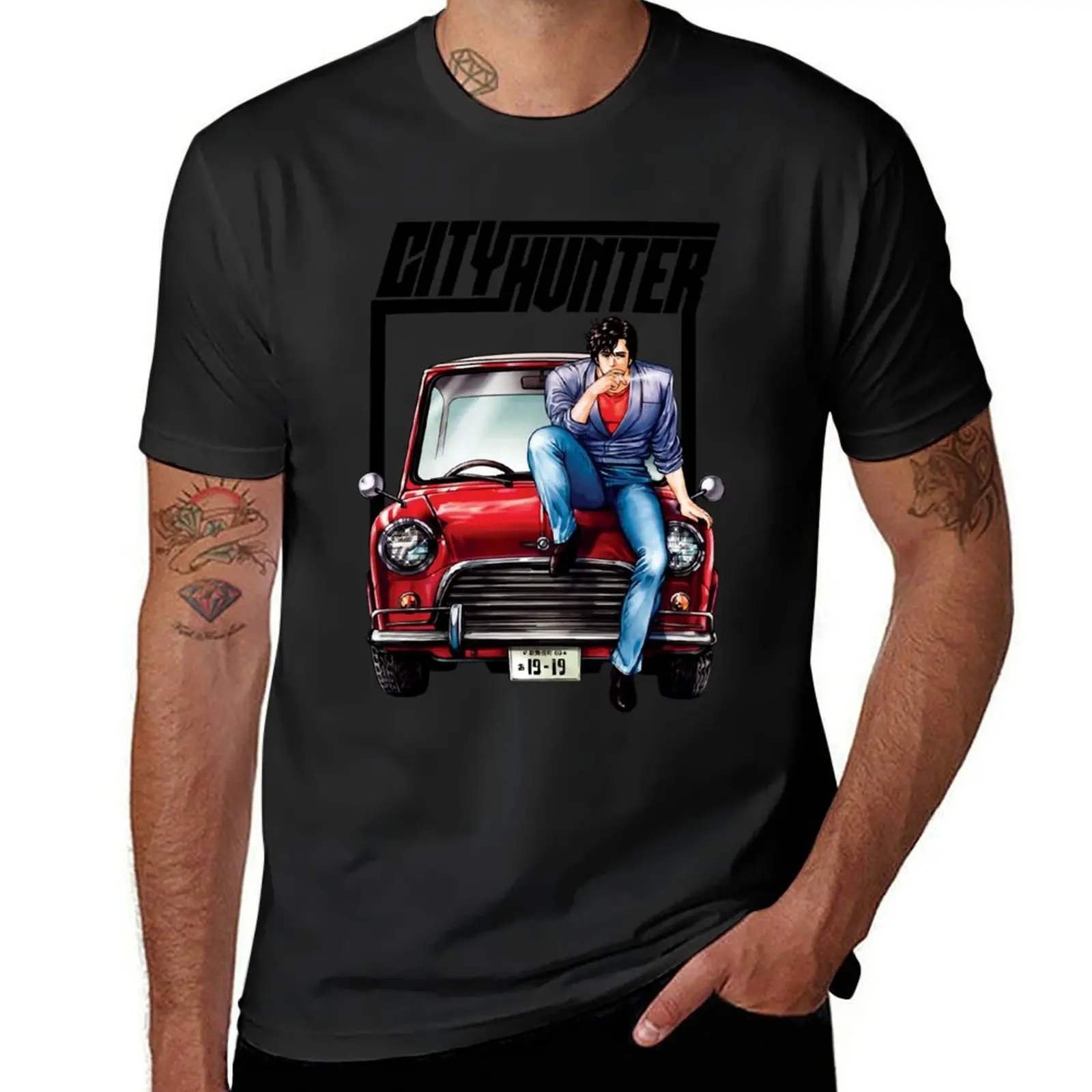 

City Hunter Anime T-Shirt blanks customizeds mens t shirts casual stylish