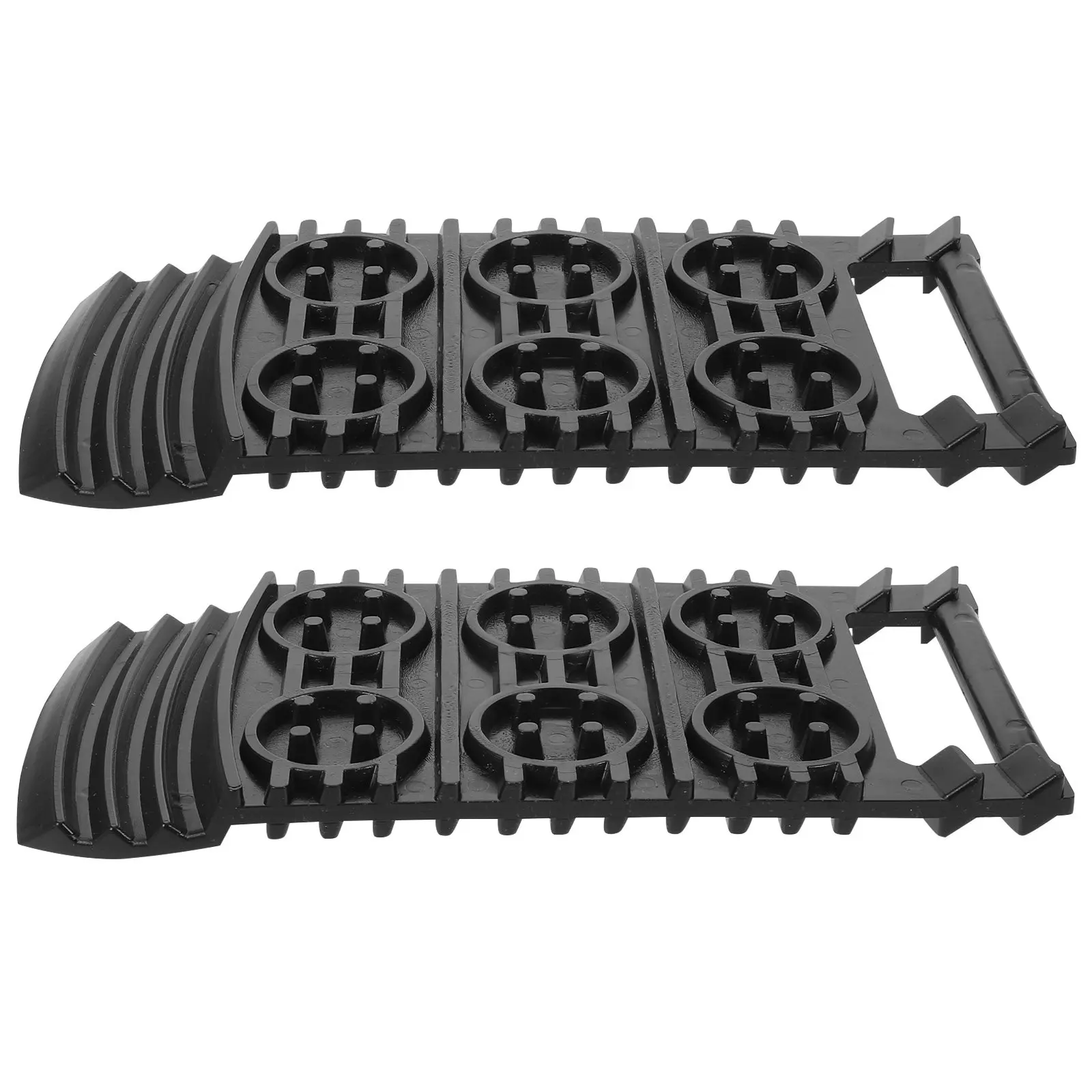 2 pcs 1 pair Traction Boards Car Skid Snow Mud Sand Halloween Christmas New Year Off Road Recovery Board Car Traction Pad Aid