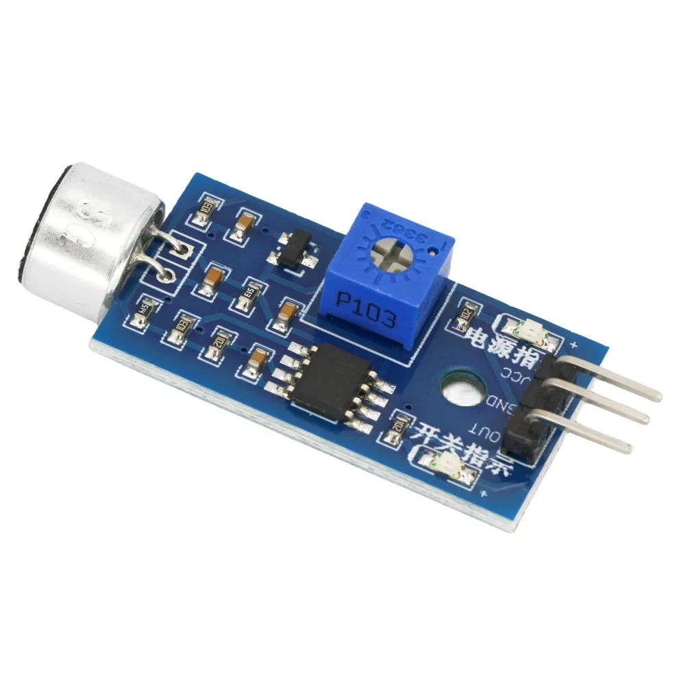 Voice Sound Detection Sensor Module 3pin Intelligent Smart Vehicle Robot Helicopter Airplane Aeroplane Car for Arduino DIY