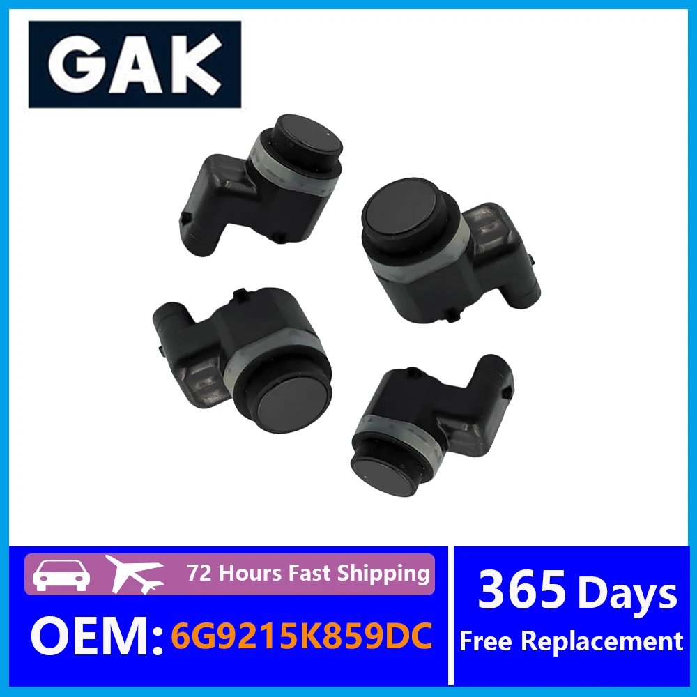 4PCS 6G9215K859DC GAK PDC Parking Assist Spacing Sensor Accessories For Ford GALAXY II MONDEO IV S-MAX Replacement Parts
