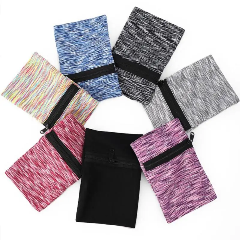 1~4PCS Running Arm Bag Quick Drying Comfortable Multi Color Polyester Sports Equipment Sports Wristband Sturdy