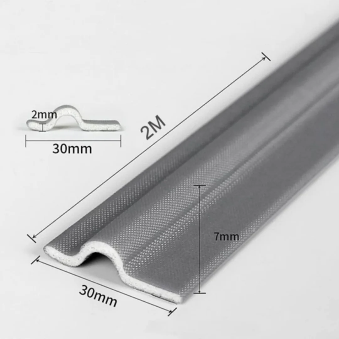 Window self-adhesive polyurethane foam heat insulation tape cold plugging noise air gap blocker window frame sealing strip