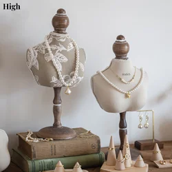 Necklace Pendant Chain Earring Jewelry Jewellry Bust Mannequin Organizer Holder Stand