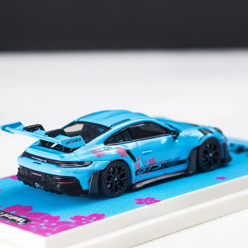 TM 1/64 Porsche 992 GT3 ฿โลหะผสมของเล่นโลหะ Diecast รุ่นของขวัญ