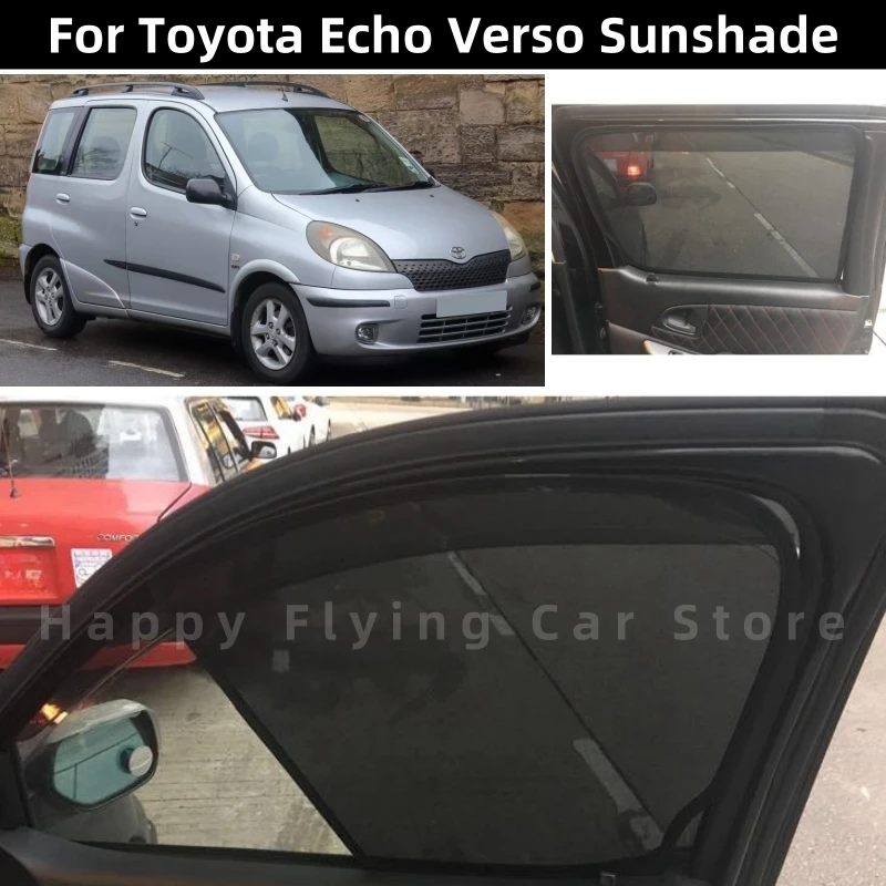 

Suitable for TOYOTA FunCargo NCP20 1999-2006 car window sunshade,front and side door sun baffle,mesh curtain