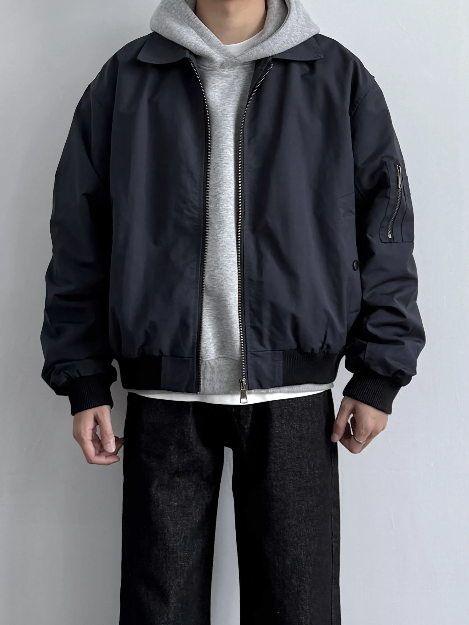 

Мужская куртка ONUN в американском ретро-стиле, свободного кроя, с отложным воротником, для весны и осени, универсальная и удобная.