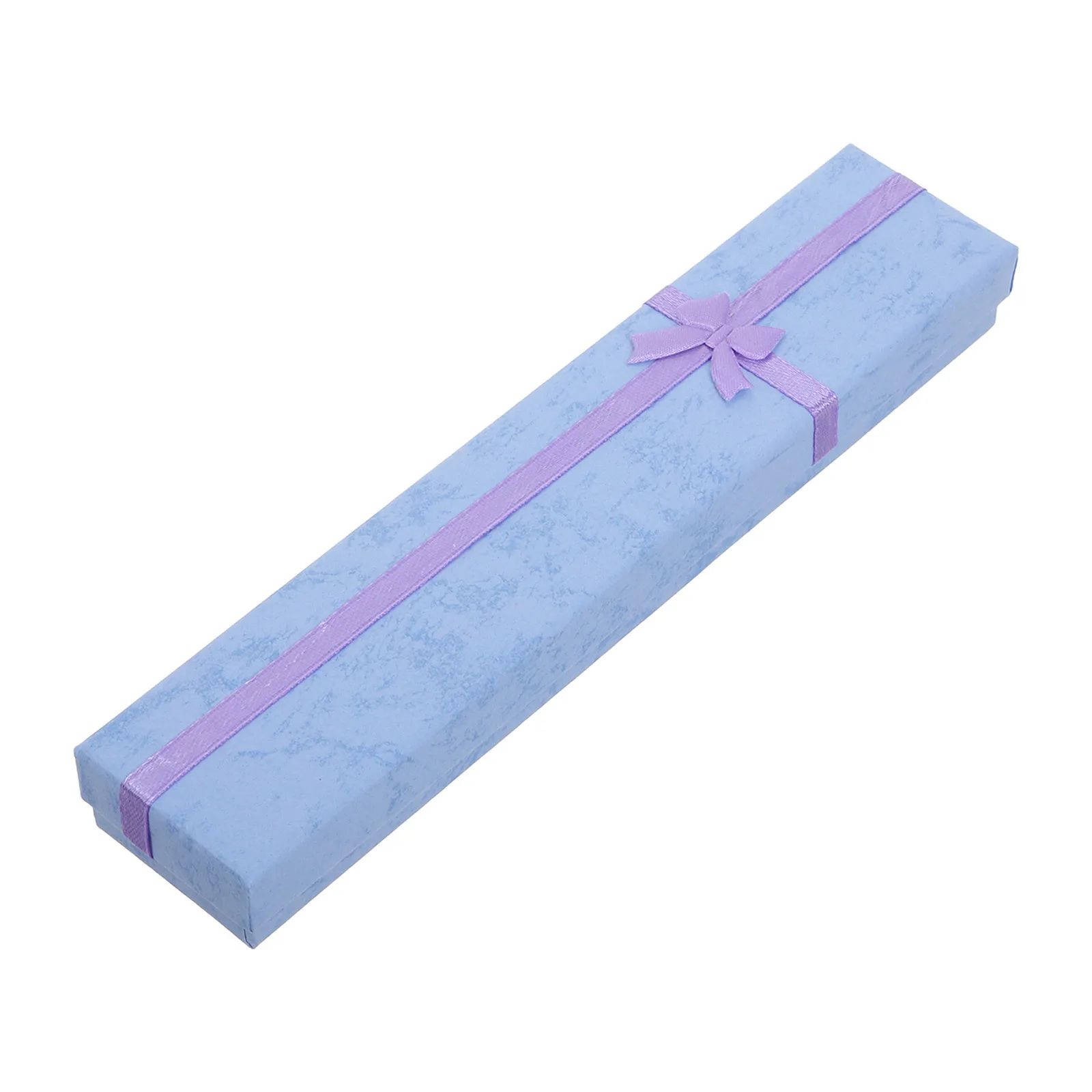 

Cardboard Necklace Box Jewelry Case For Bracelets Bangle Storage Paper Watch Holder Rectangle Long Chain Box Gift