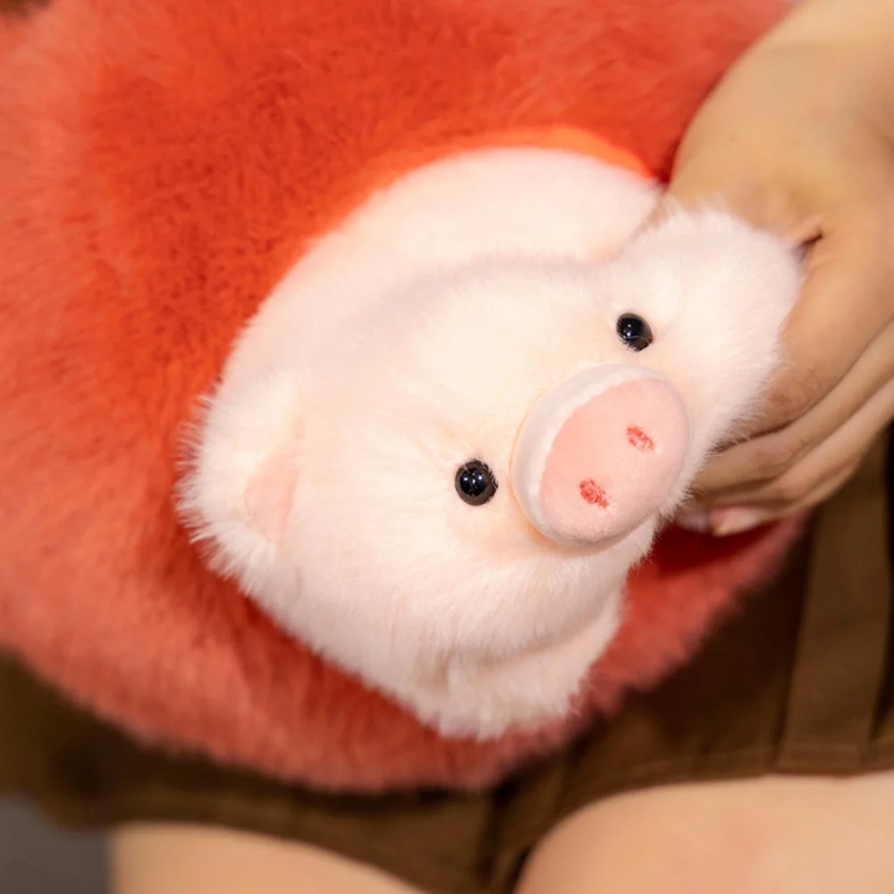 Cute Detachable Apple Pig & Avocado Capybara Plush Toy Soft Stuffed Animal Doll Room Decor Birthday Gift