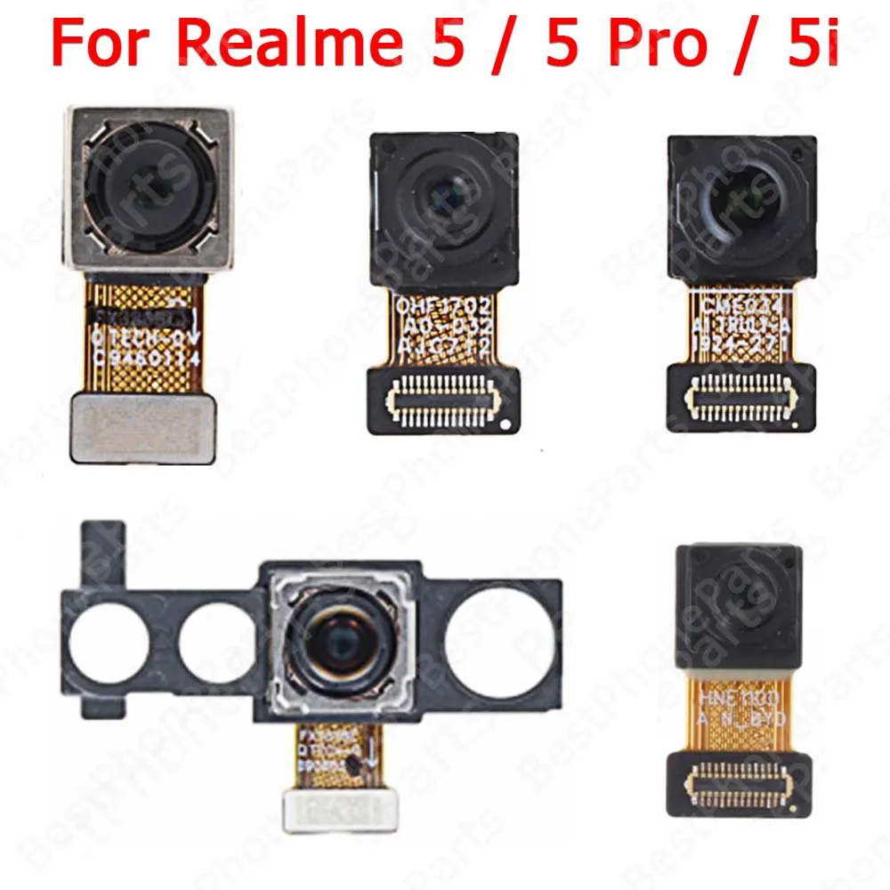 

Facing Big Rear Selfie Camera For Realme 5 Pro 5i 5Pro Back View Front Camera Module Flex Cable Replacement Spare Parts