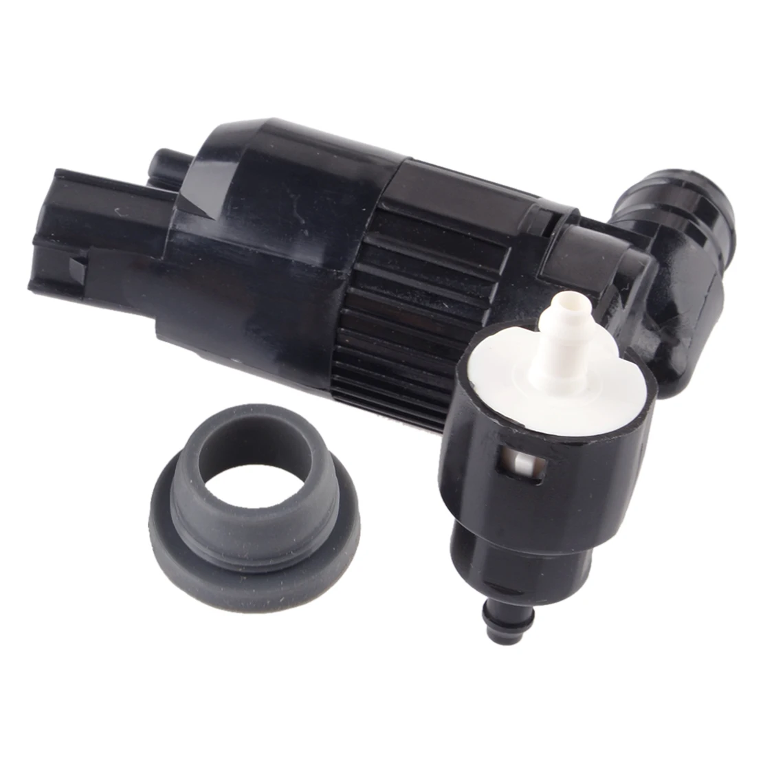 Windshield Washer Fluid Pump Fit for Ford Edge Explorer Fiesta Lincoln MKT MKX 12V 2-Pin WG-327 BA8Z17664A JL1Z17664A DV6Z17664B