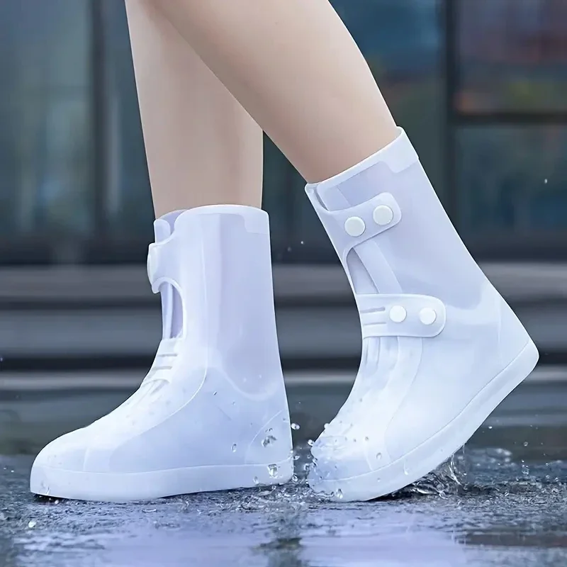 

Anti-fouling Silicone Shoe Waterproof Shoe Covers Waterproof Rain Boot Outdoor Reusable Thickened Shoe Covers