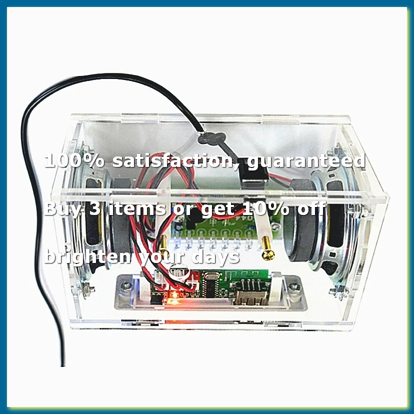 DIY Electronic Kit Bluetooth Speaker Music Spectrum Soldering Practice LED Flash Display Soldering Project Practice DIYB