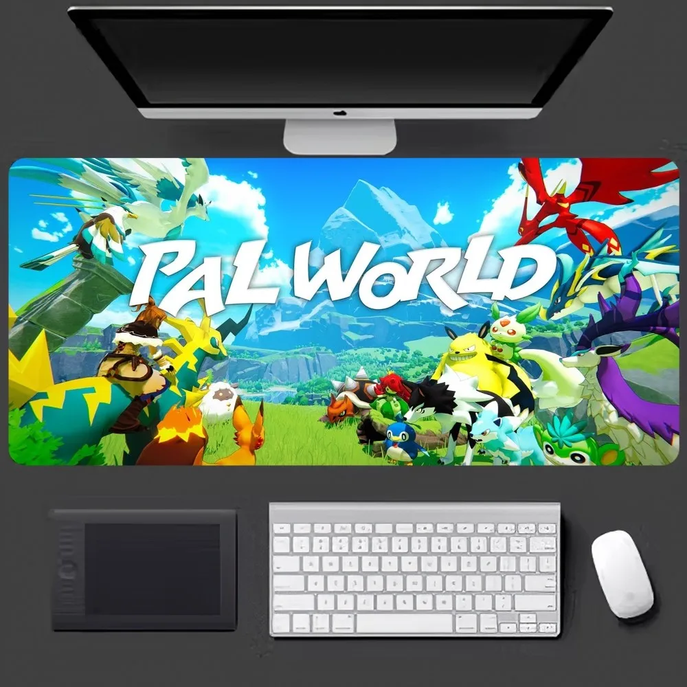 P-Palworld Hot Game Mousepad Large Gaming Compute Gamer PC Keyboard Mouse Mat