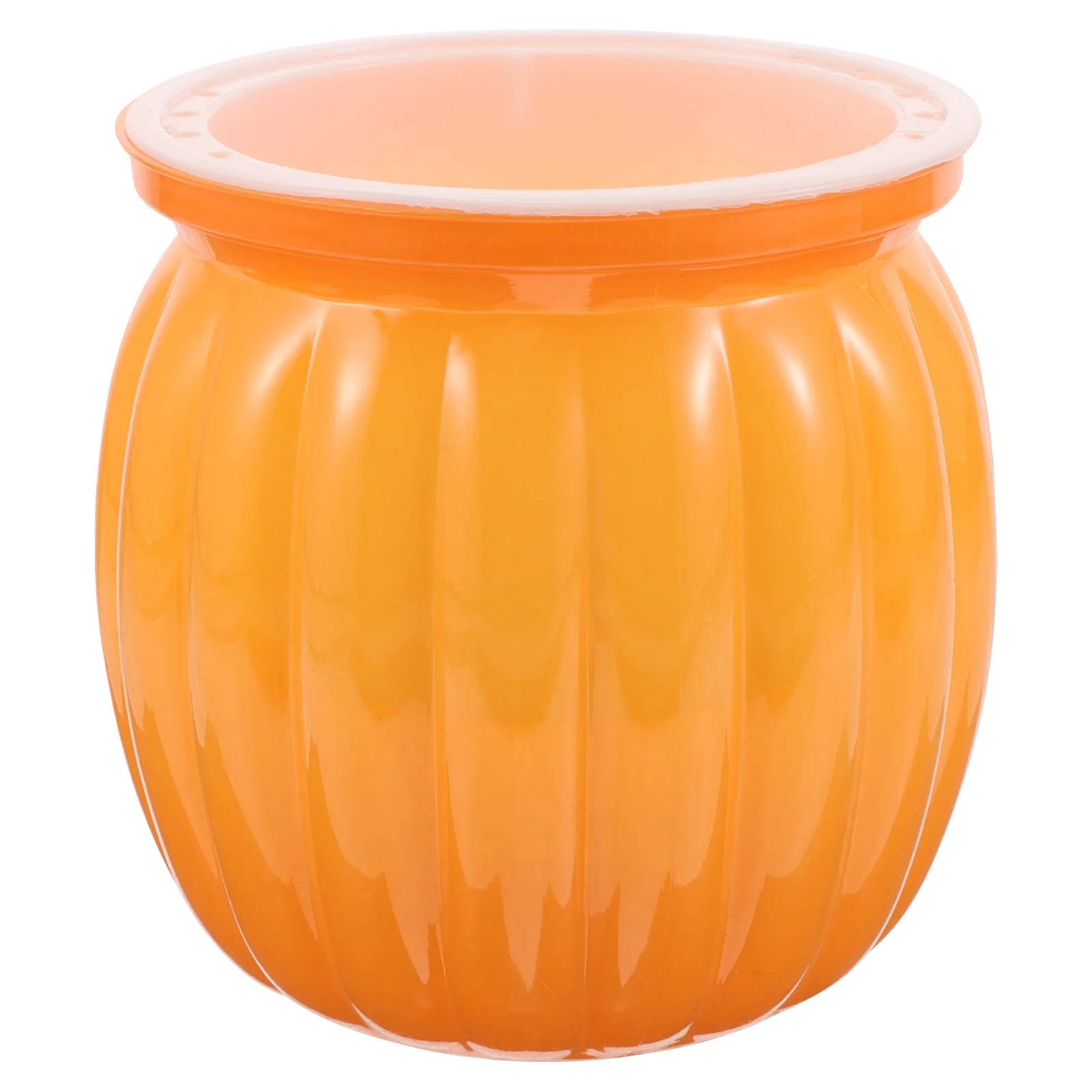 

Pumpkin Shaped Plastic Planter Pot Stable Self Watering Flower Planter Small Succulent Pot Home Desk Decor Small Pumpkin Vase
