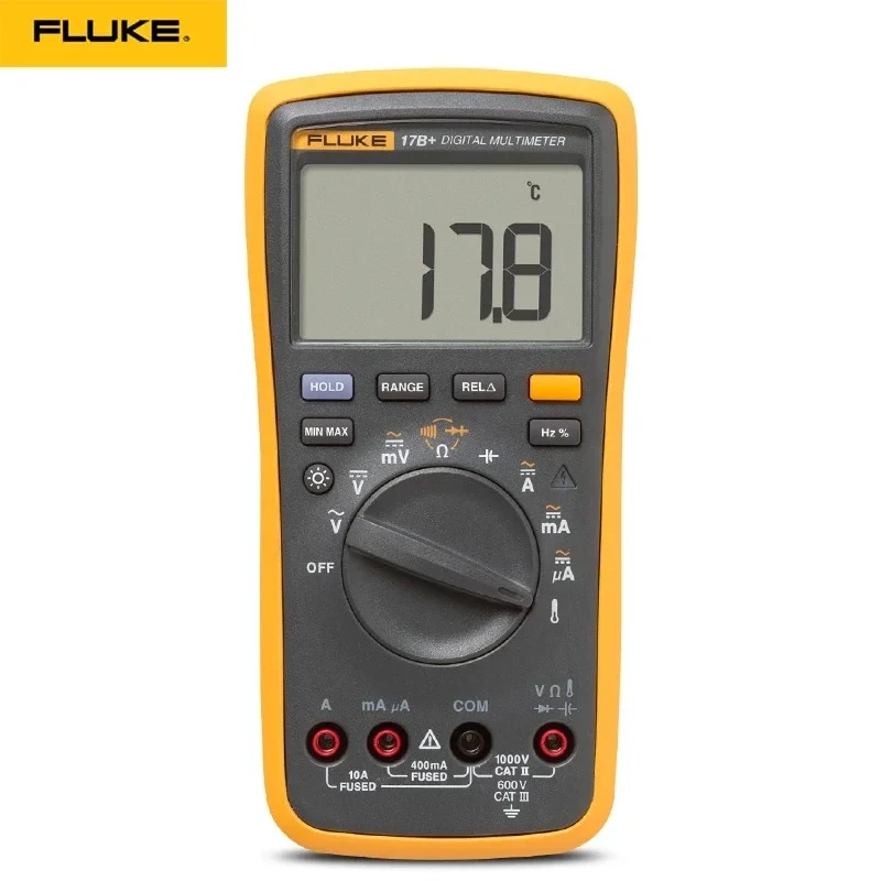 Fluke 15B + 17B + 15B MAX 17B MAX 18B + 12E + multimetro digitale gamma automatica DMM AC/DC/Diode/R/C Tester di corrente di tensione Multi Meter