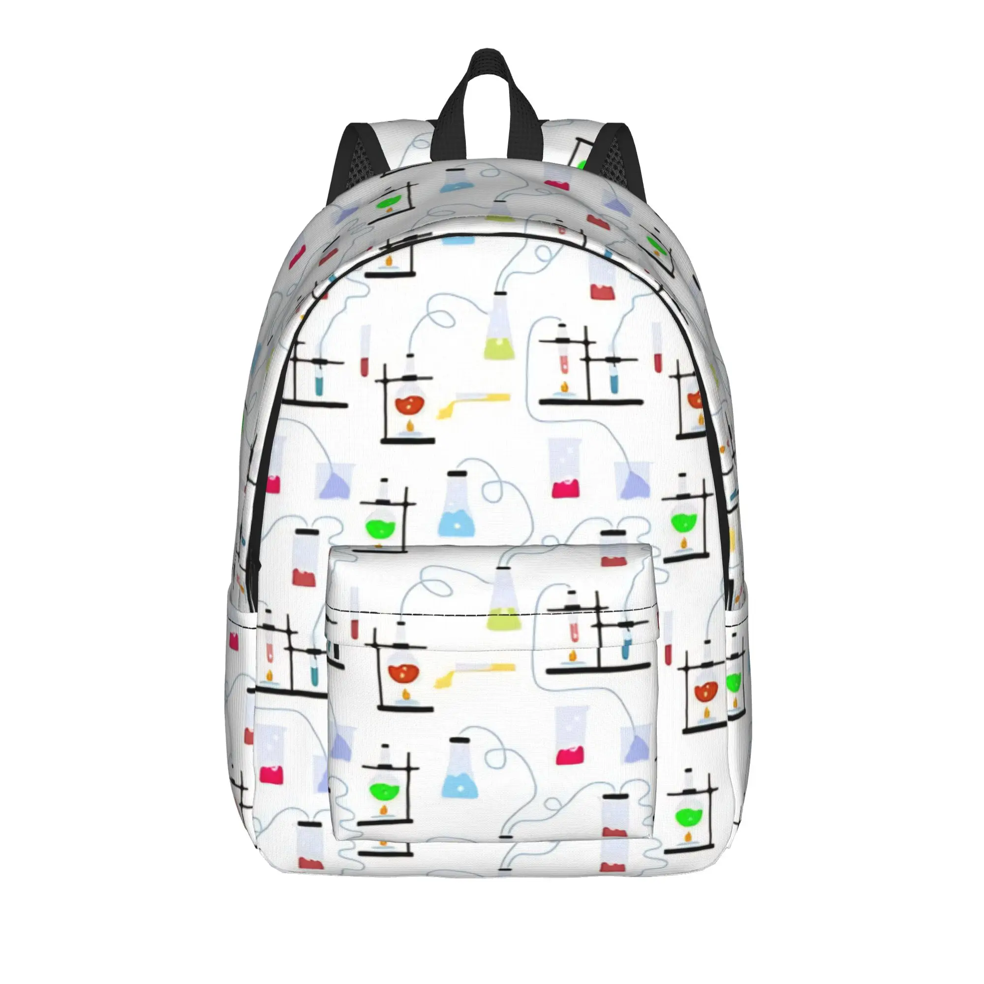 Chemistry Science Test Tubes Lab School Subject Backpack  Camping Backpacks Boy Girl Large High School Bags Novelty Rucksack