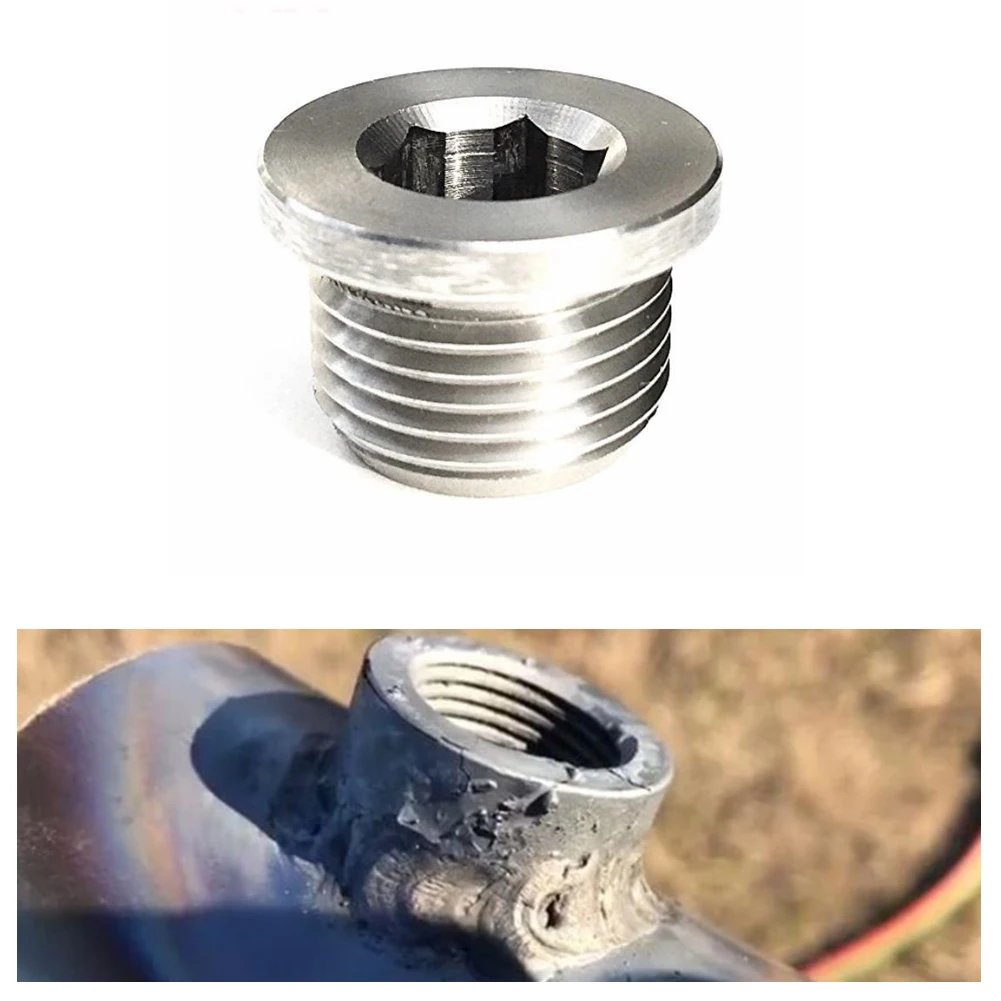 New High Quality O2 Oxygen Sensor Metal Weld On Bung & Plug Wideband Nut & Cap Kit Set Tools Car Accessories Dropshipping