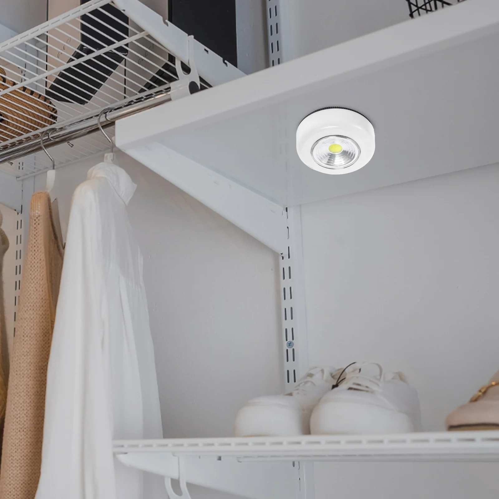 اللمس ضوء الليل مصباح Led عفريت ضوء لخزانة خزانة المطبخ جدار الجرف غرفة نوم المدخل إضاءة الطوارئ (البطاريات لا