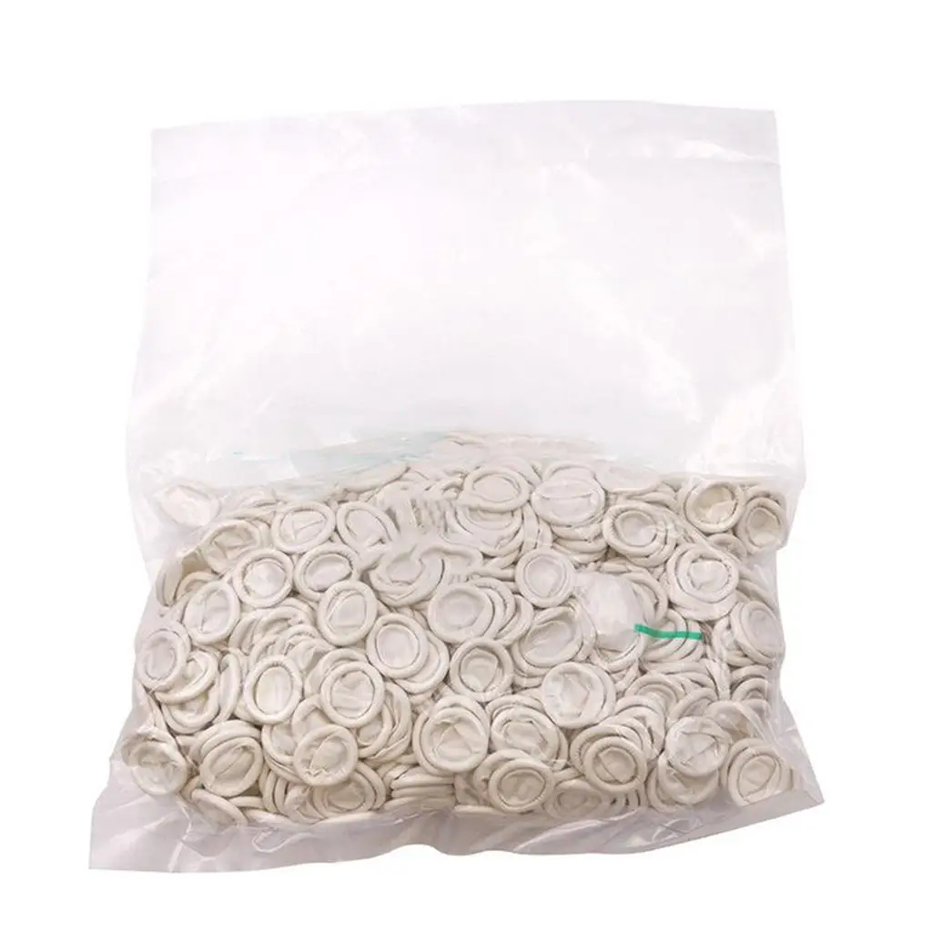 800Pc LATEX FINGERS Natural White Rubber Bandage Bandage Plaster