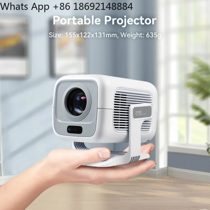 4K Projector Android Auto Focus Smart Home Meeting Theater 450ANSI Portable Beam Projector Spot