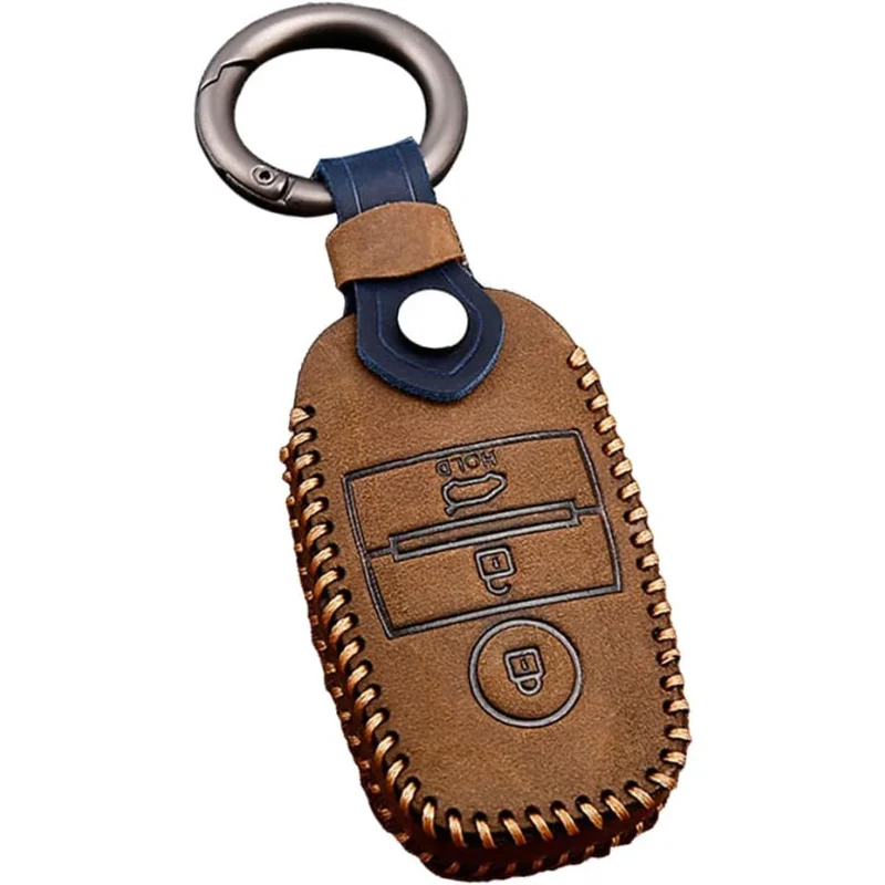 

WH 3 Buttons Remote Control Key Shell For Kia Ceed Forte NIRO Optima Sedona Sorento Venga Soul Sportage Cowhide Protective Case