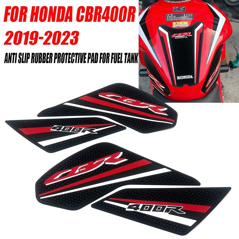 

2019-2023 new Tank Pad Gas Tank Traction Pads Fuel Tank Grips Side Sticker Knee Grips Protectors Decal For Honda CBR400R cbr400r