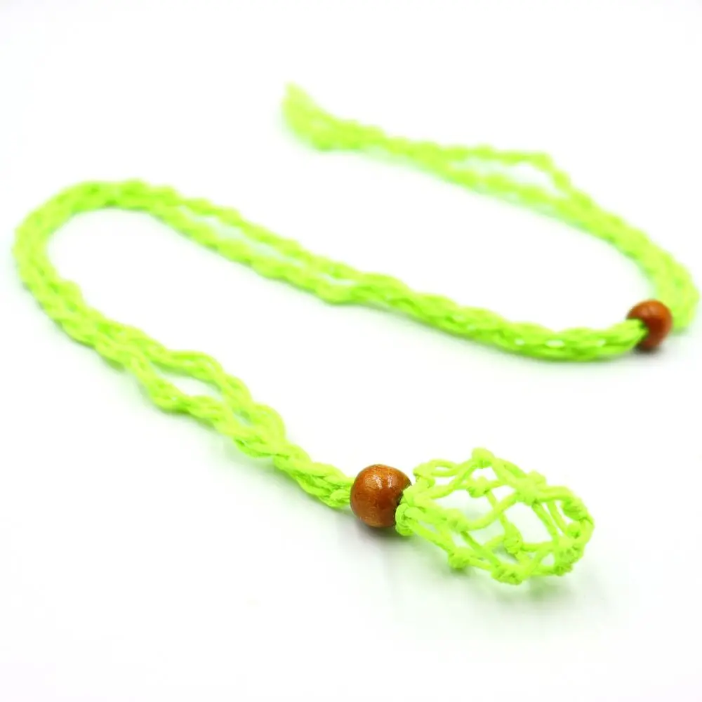 

DIY Necklace Cord Hand-woven Braided Crystal Necklace Holder Wax Rope Length Adjustable Braided Necklace Cord Bracelet