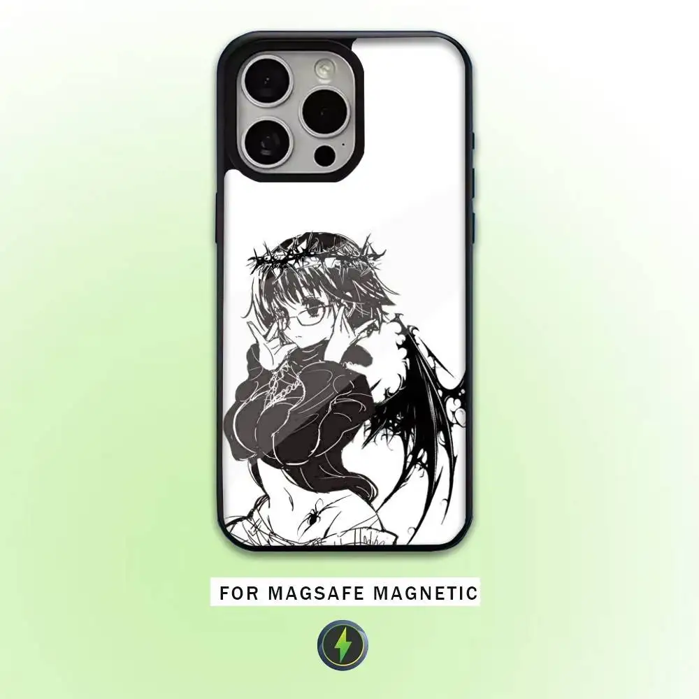 H-Hunter S-Shizuku Anime Handyhülle für iPhone17,16,15,14,13,12,11 Plus, Pro Max Magnetisches Magsafe Wireless Charging