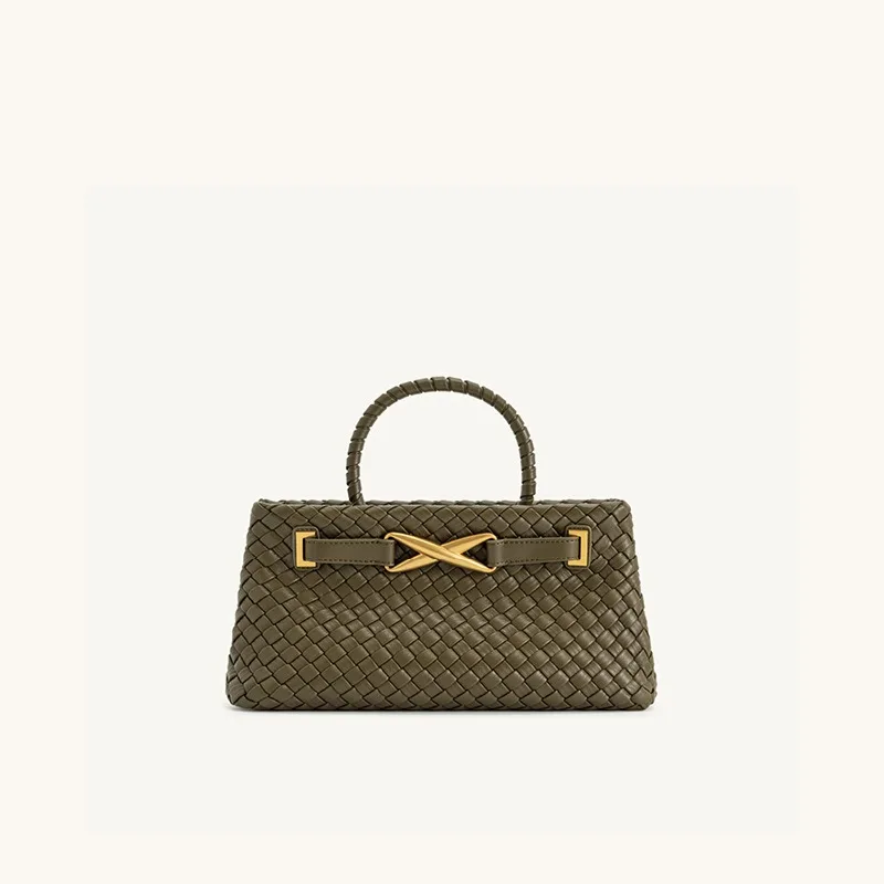 JW PEI hoogwaardige handgeweven handtas in lichte luxe stijl, modieus en veelzijdig, populaire clutch voor avondevenementen en damestas
